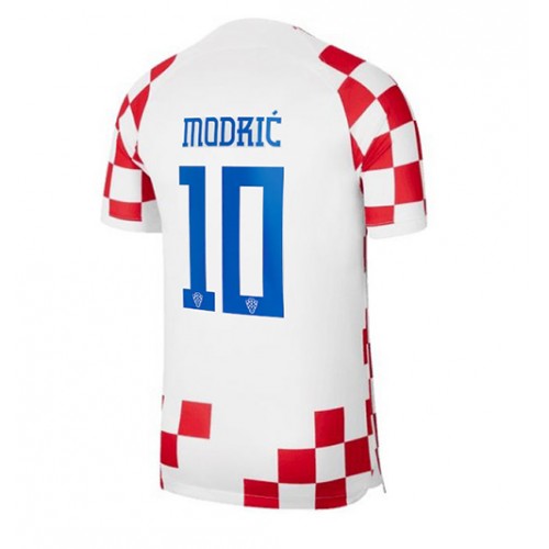 Pánský Fotbalový dres Chorvatsko Luka Modric #10 MS 2022 Domácí Krátký Rukáv